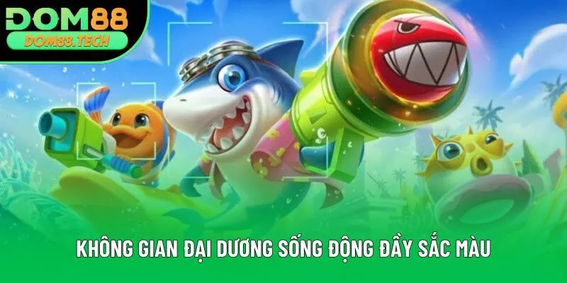 Không gian đại dương sống động đầy sắc màu Không gian đại dương sống động đầy sắc màu