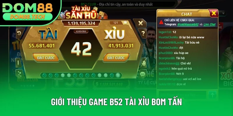 Sơ lược game B52 tài xỉu bom tấn Sơ lược game B52 tài xỉu bom tấn